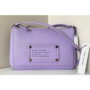 New Marc Jacobs Small Leather Crossbody Wisteria